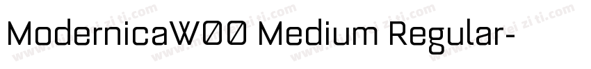 ModernicaW00 Medium Regular字体转换